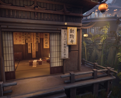 Feudal Japan Calligraphy Temple | PETER DIMITROV