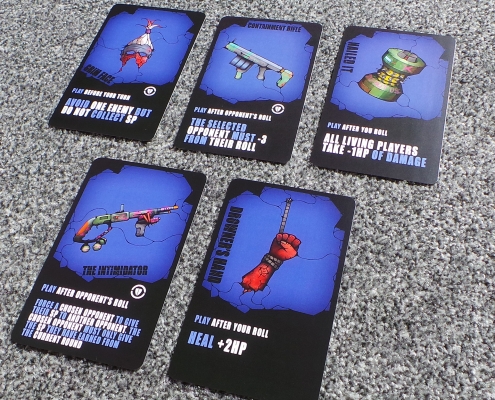 Red New York Item Cards | James Caunce