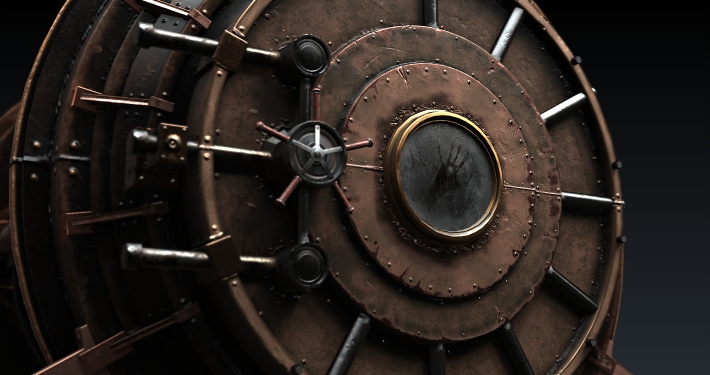 Time Machine Door Detail | WILLIAM BUTTERWORTH